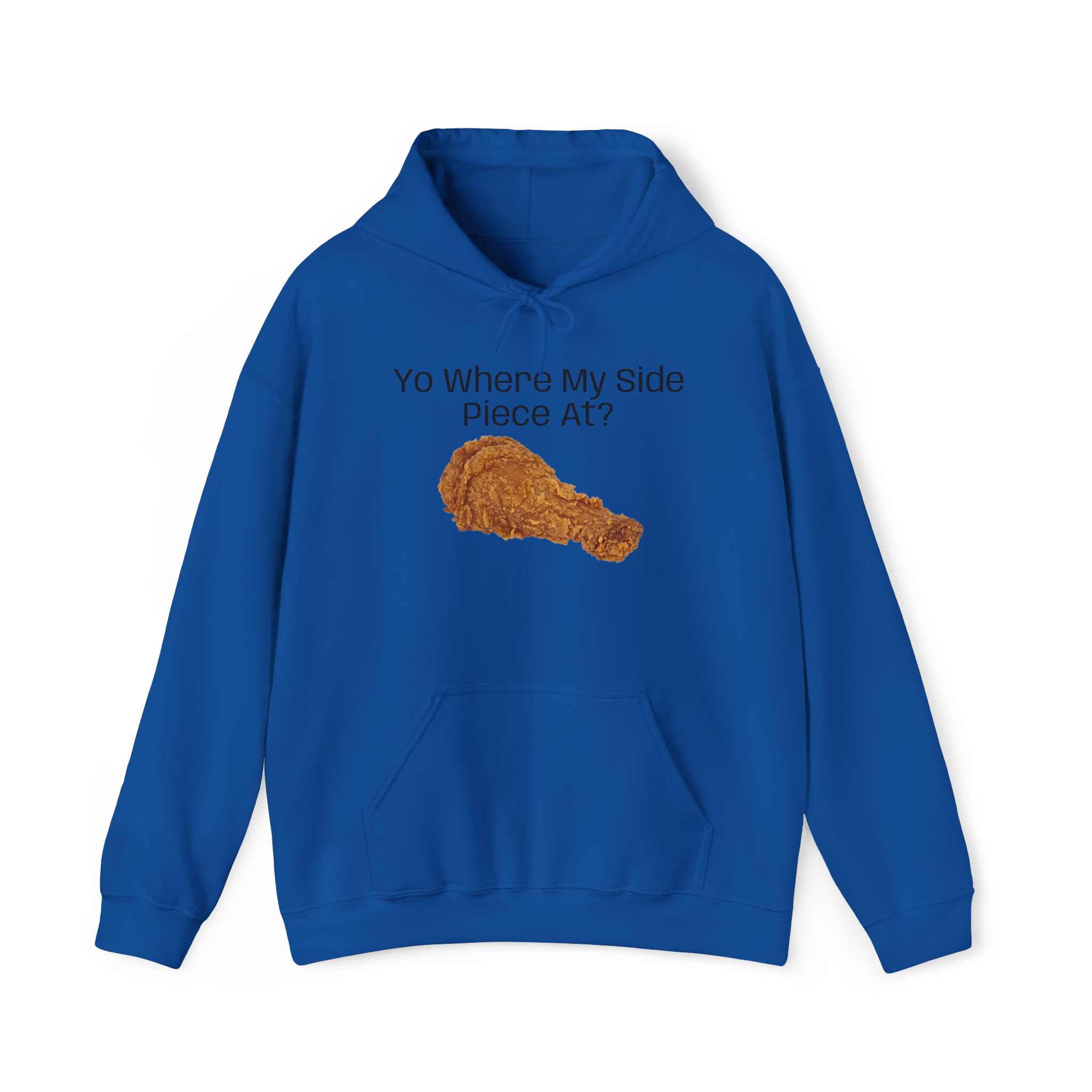 Fried Chicken Illustration Hoodie | Yo Where My Side Piece At? - Image 15