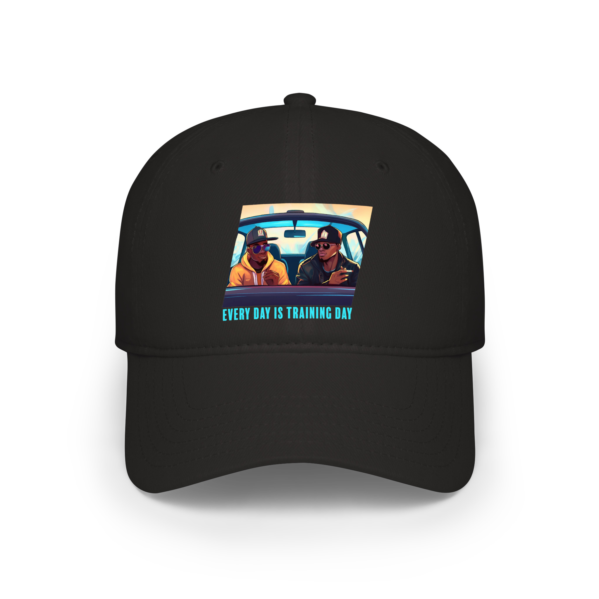 Every Day Is Training Day Baseball Cap | Retro Road Trip Car Design - Image 8
