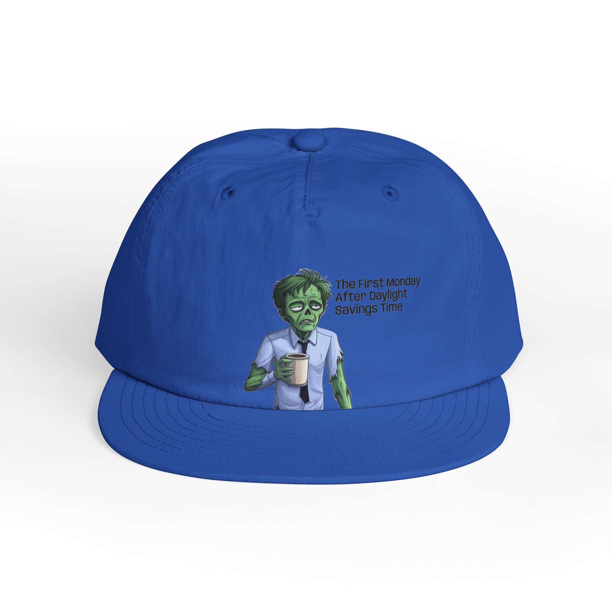 Zombie with Coffee Surf Cap | Funny Monday Morning Hat - Image 15