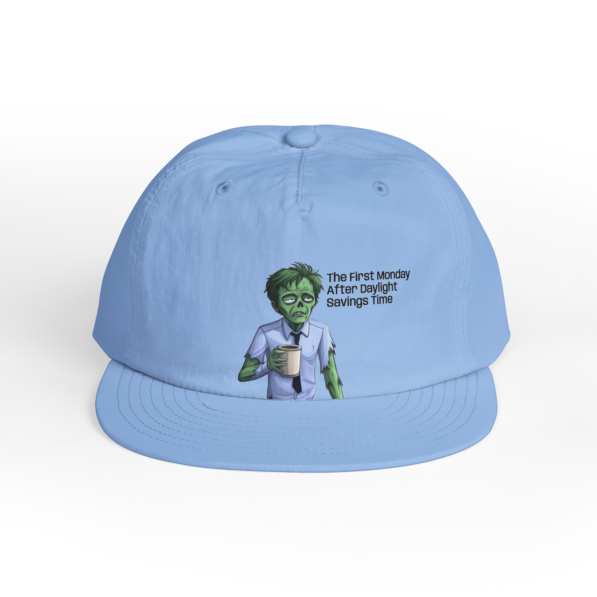 Zombie with Coffee Surf Cap | Funny Monday Morning Hat - Image 14