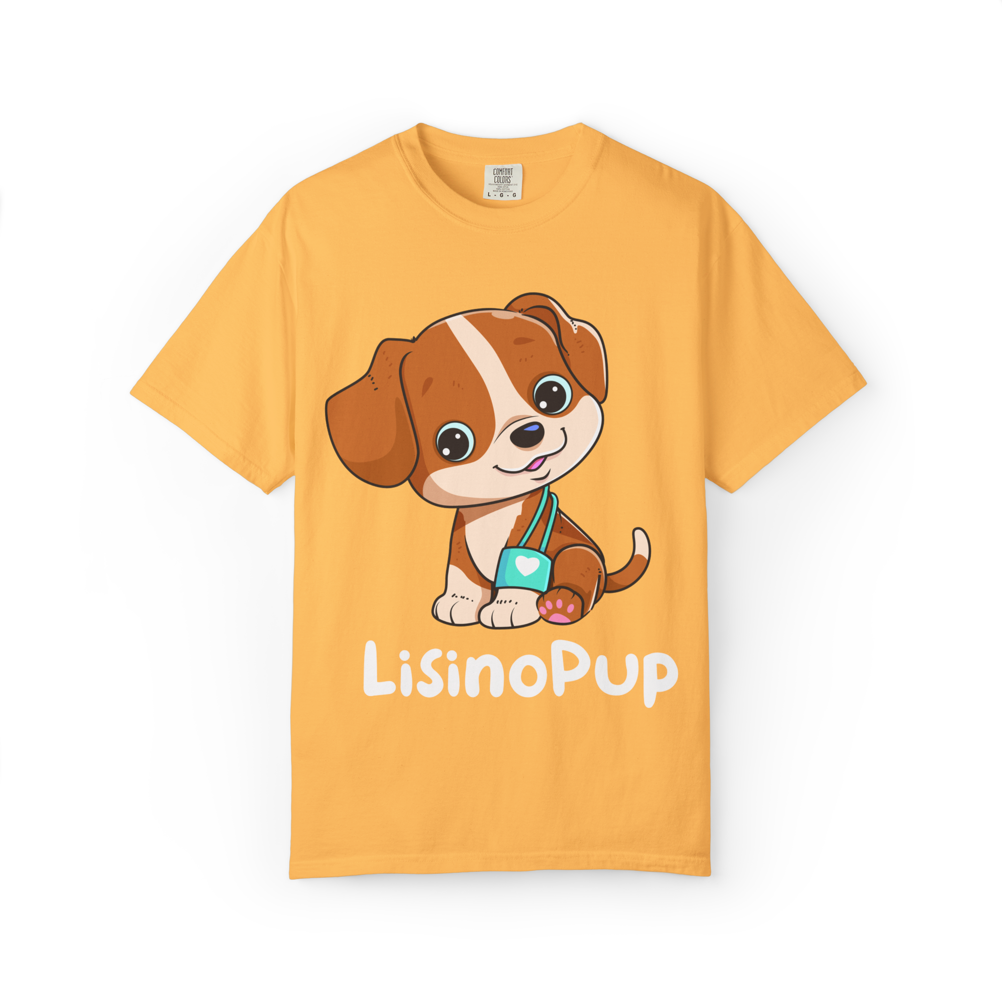 Cute Puppy Illustration T-Shirt | Cartoon Dog Graphic - Image 16