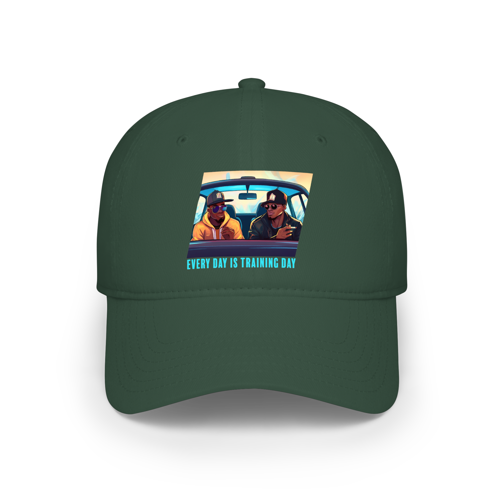 Every Day Is Training Day Baseball Cap | Retro Road Trip Car Design - Image 11