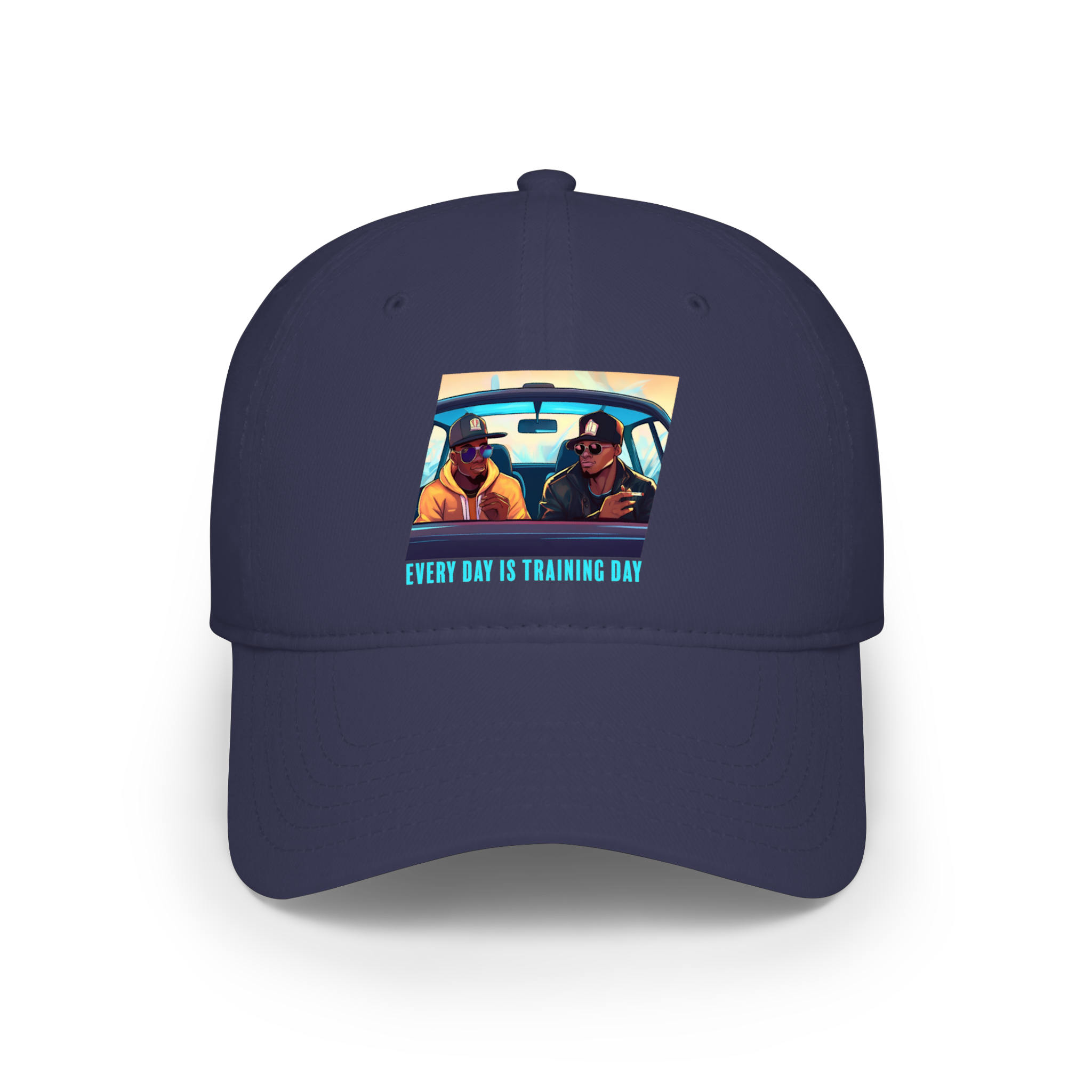 Every Day Is Training Day Baseball Cap | Retro Road Trip Car Design - Image 9