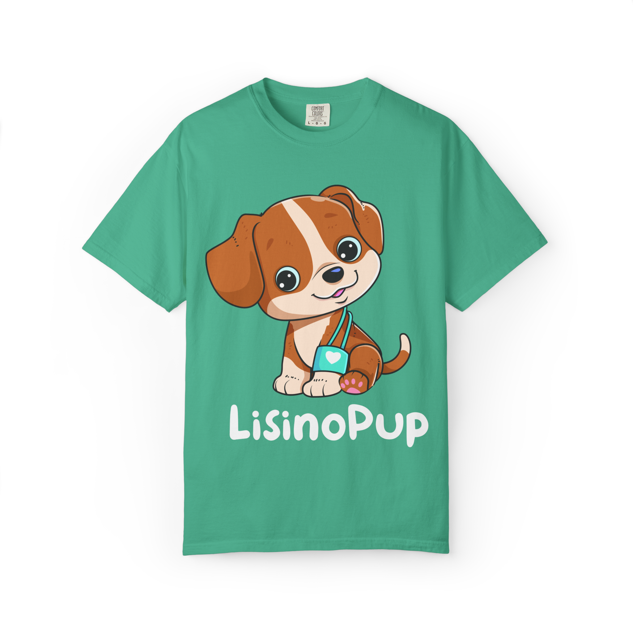 Cute Puppy Illustration T-Shirt | Cartoon Dog Graphic - Image 19