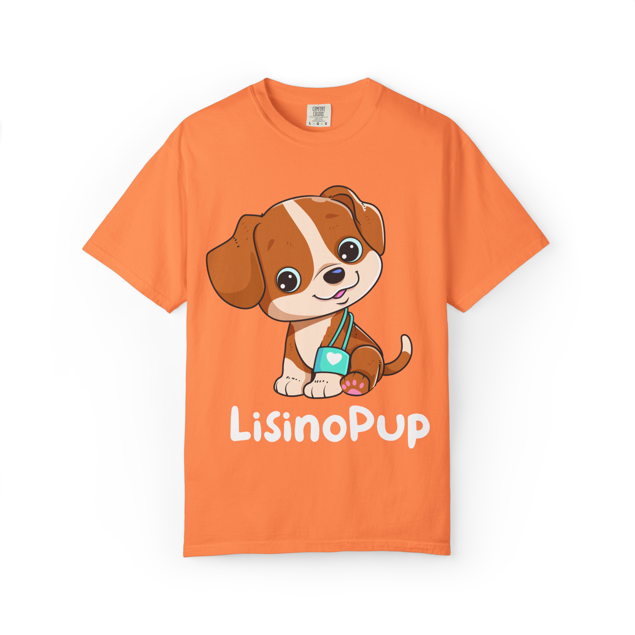 Cute Puppy Illustration T-Shirt | Cartoon Dog Graphic - Image 15
