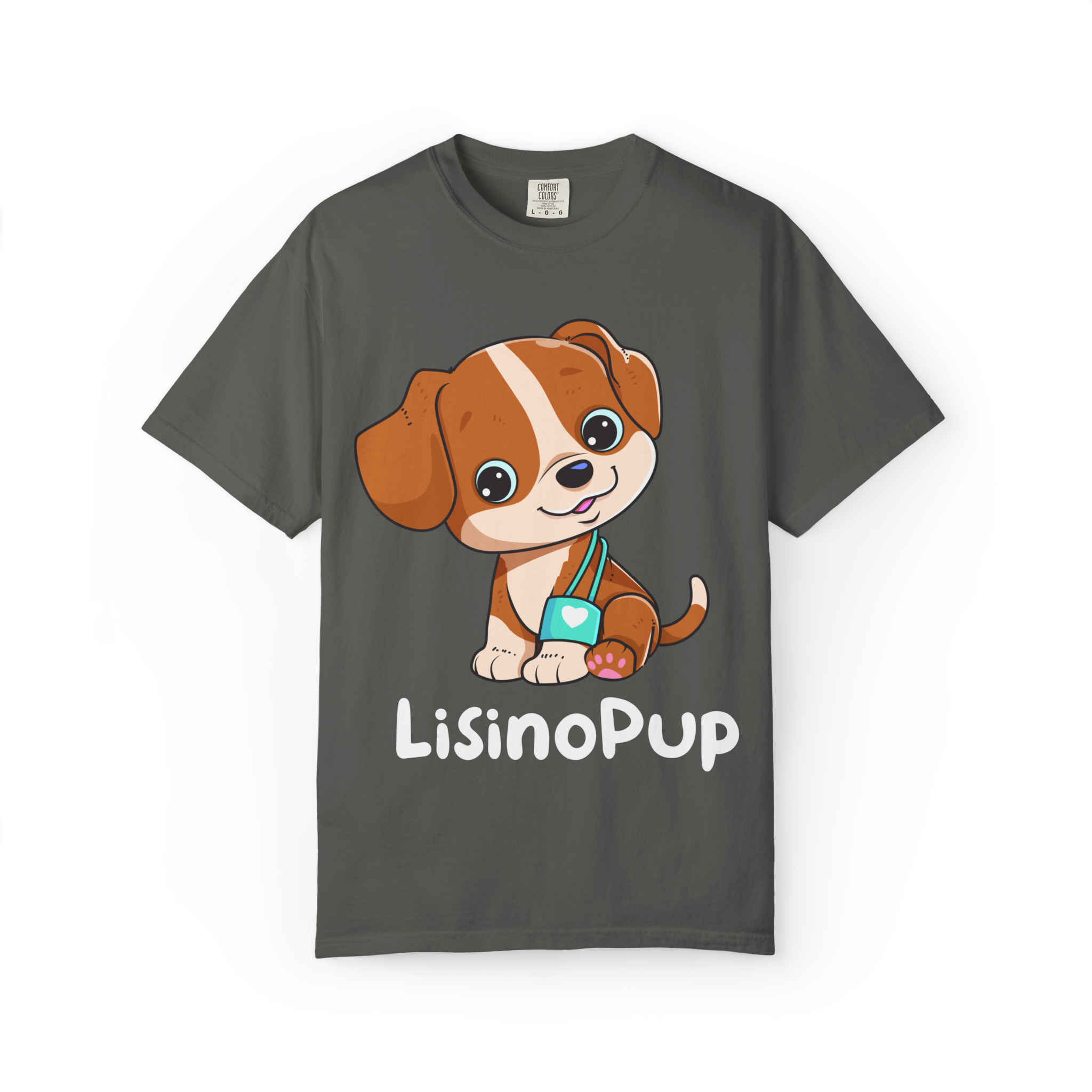 Cute Puppy Illustration T-Shirt | Cartoon Dog Graphic - Image 18
