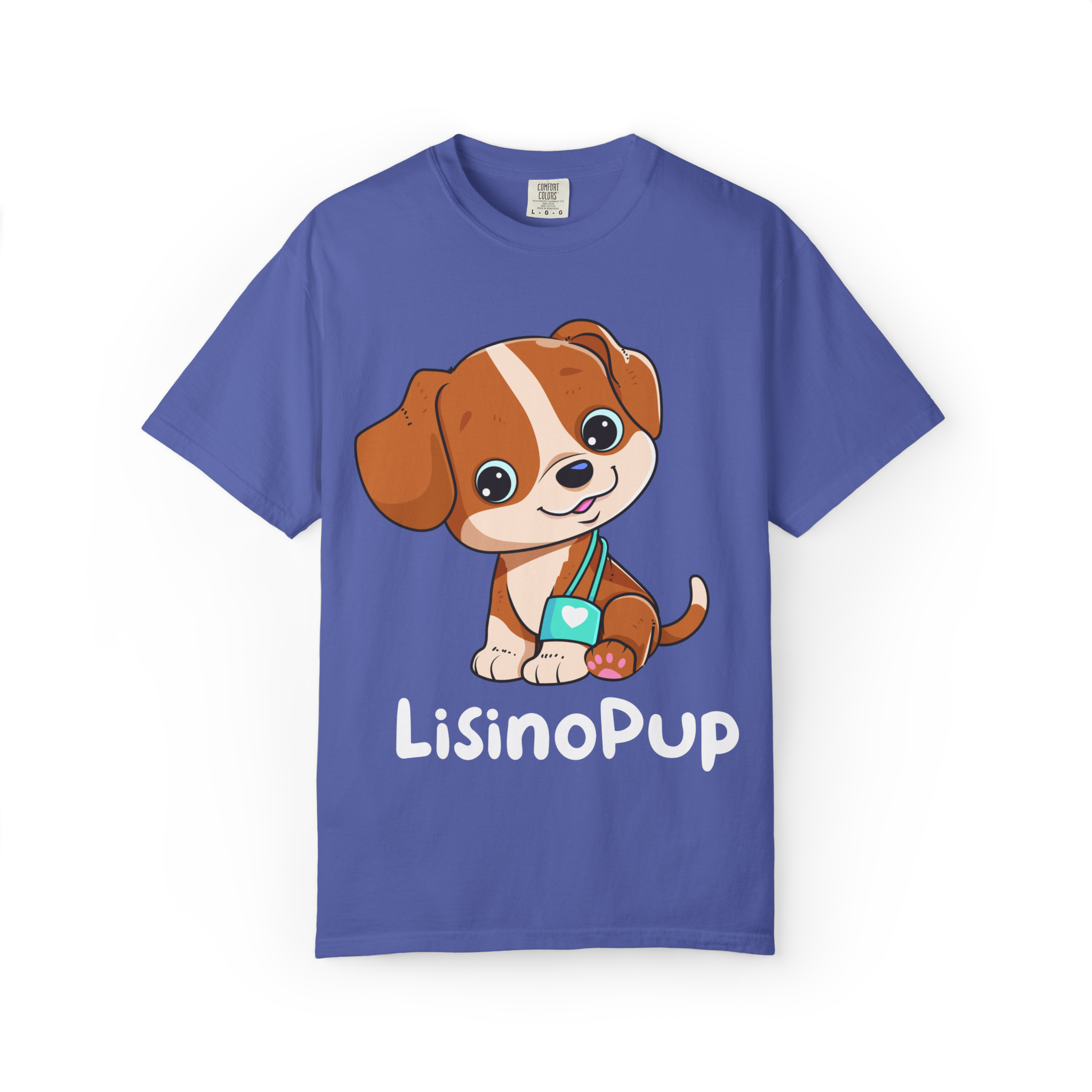 Cute Puppy Illustration T-Shirt | Cartoon Dog Graphic - Image 21