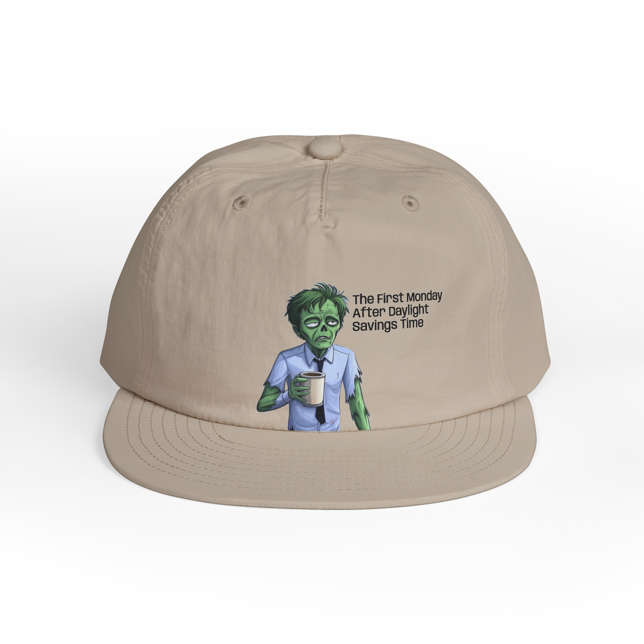 Zombie with Coffee Surf Cap | Funny Monday Morning Hat - Image 16
