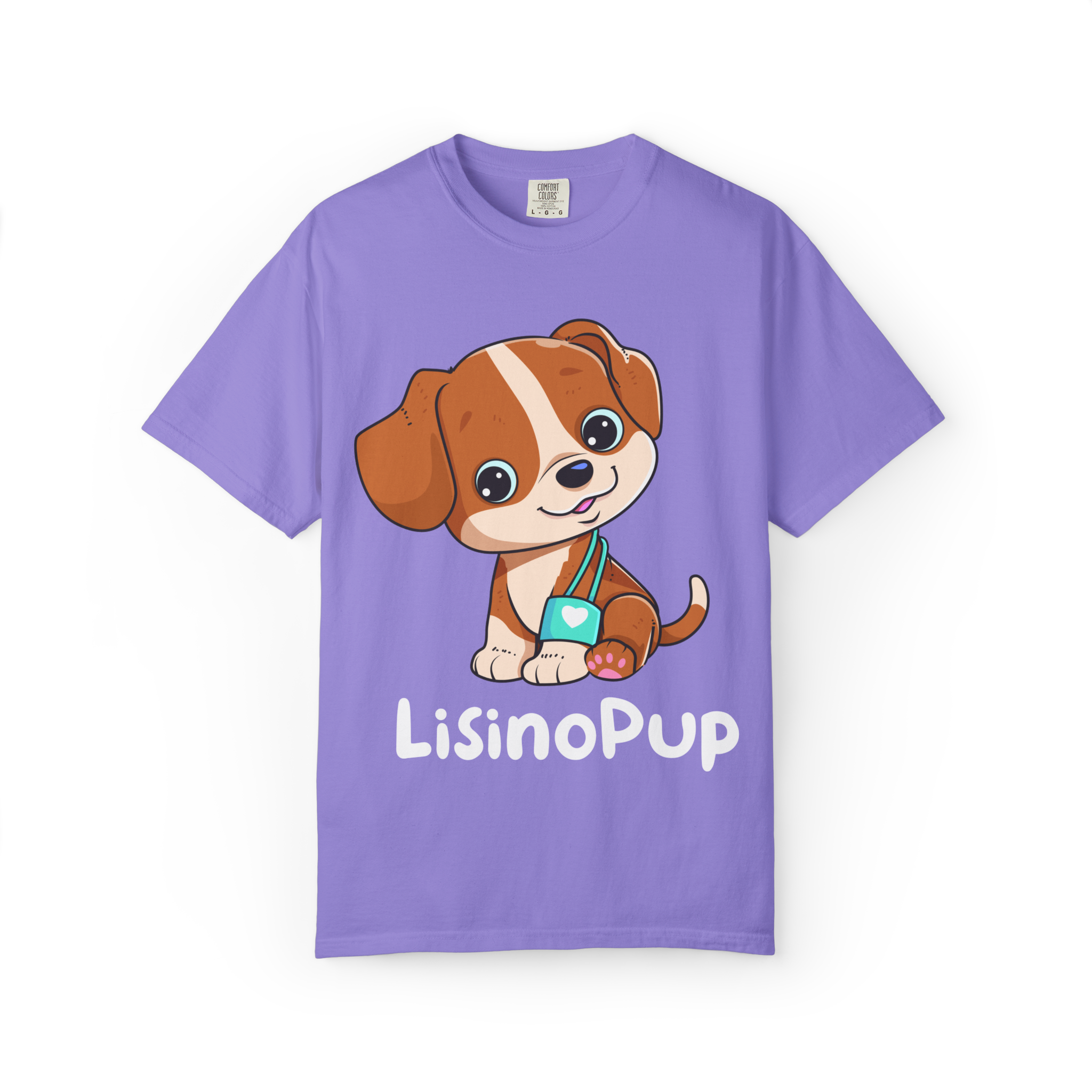 Cute Puppy Illustration T-Shirt | Cartoon Dog Graphic - Image 28