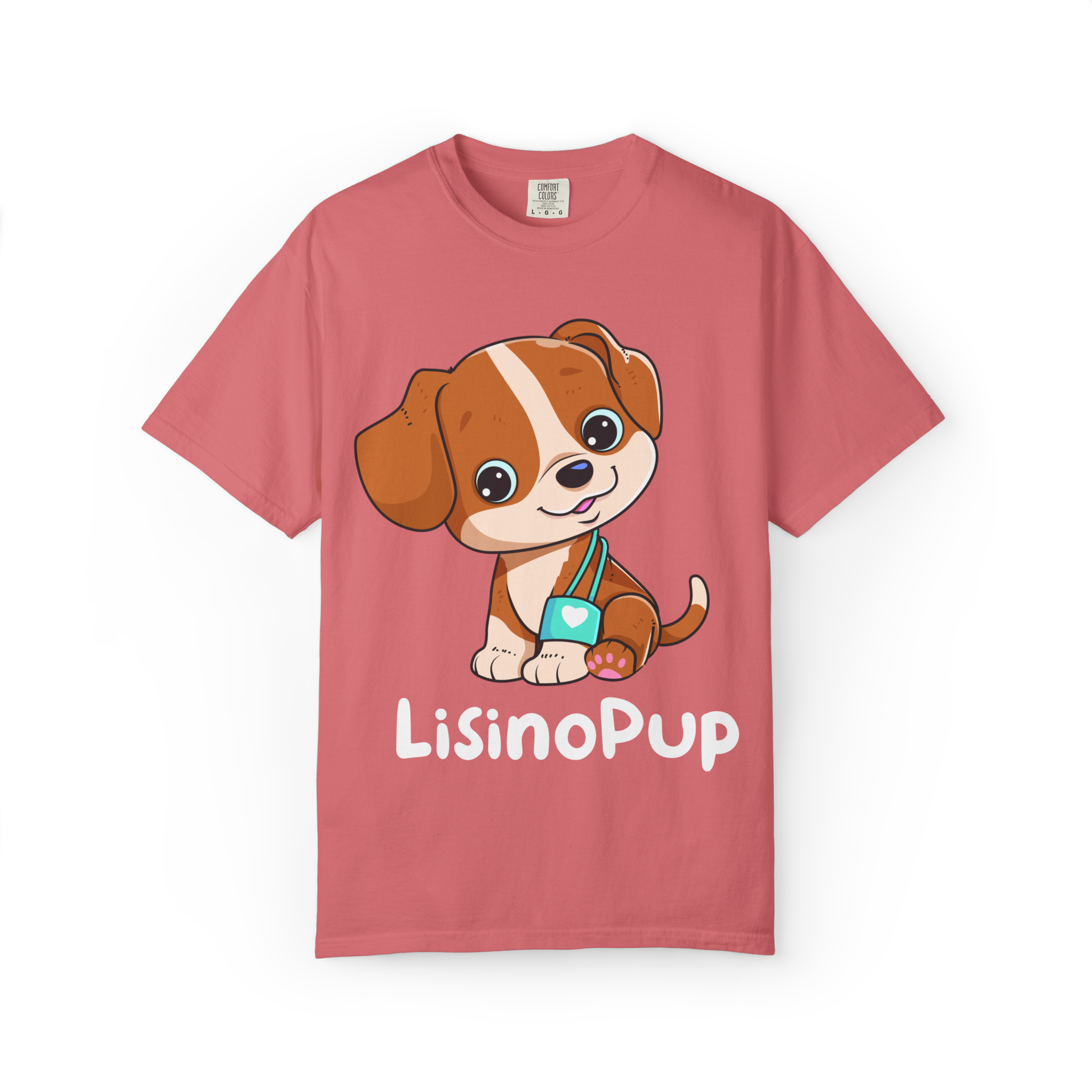 Cute Puppy Illustration T-Shirt | Cartoon Dog Graphic - Image 26