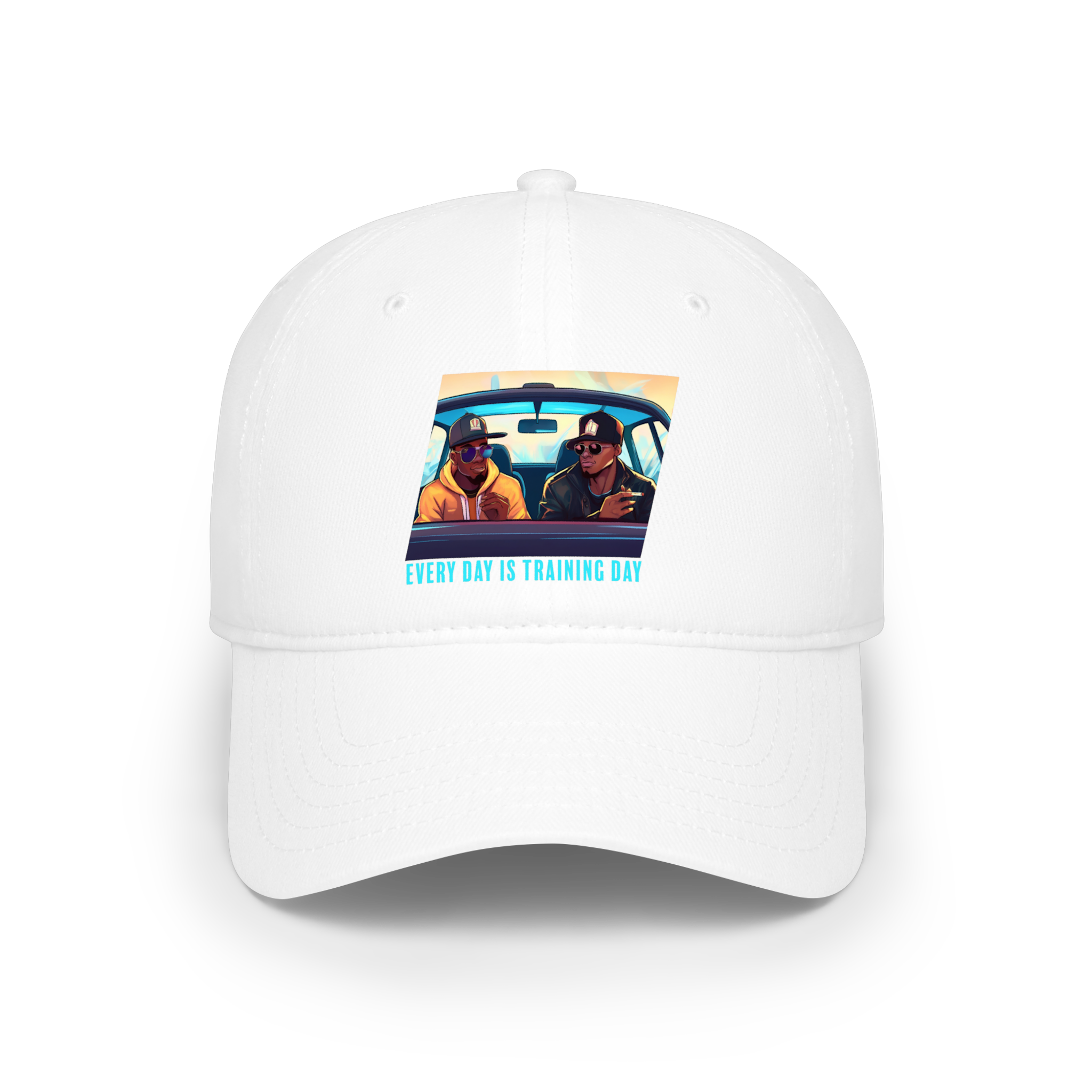 Every Day Is Training Day Baseball Cap | Retro Road Trip Car Design - Image 10