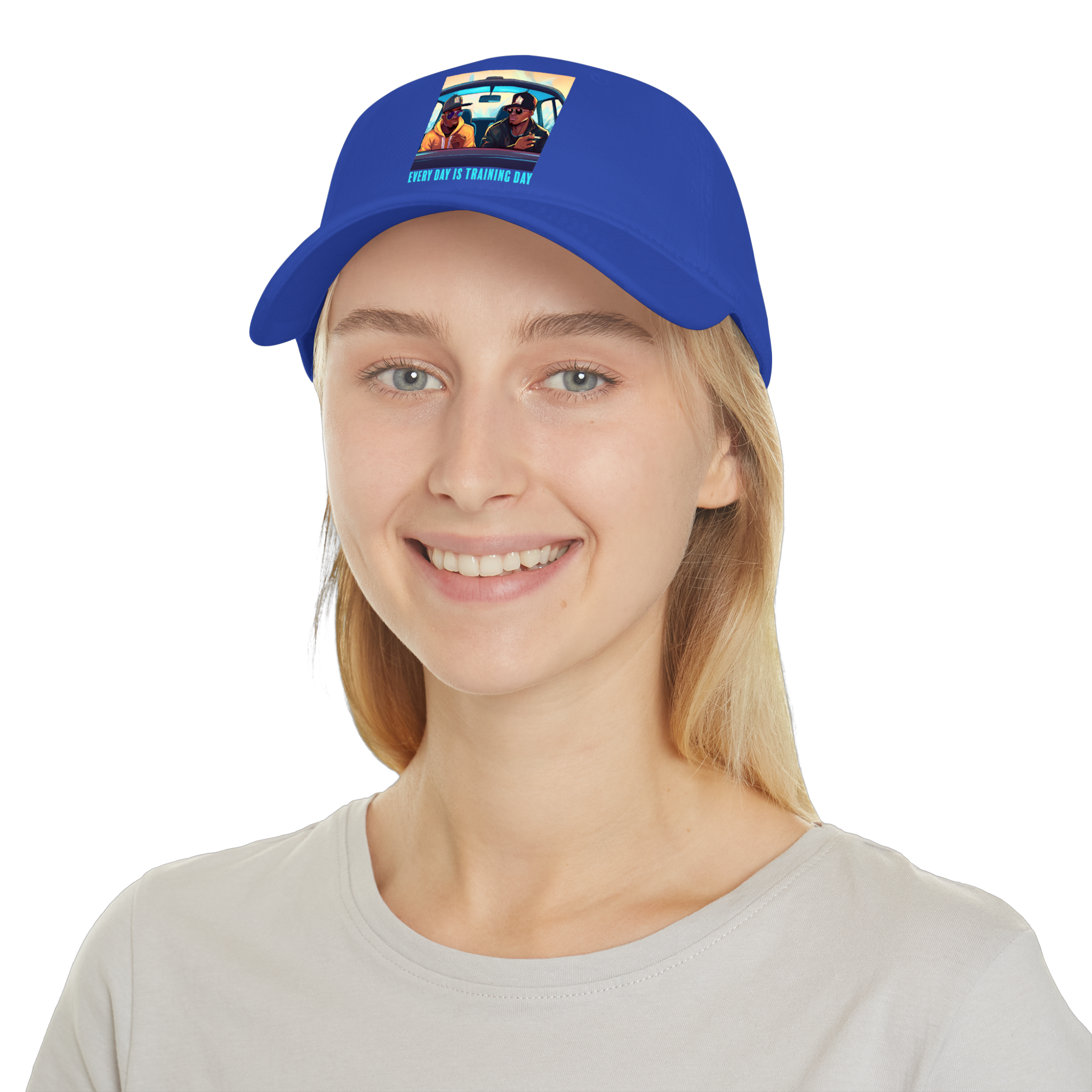 Every Day Is Training Day Baseball Cap | Retro Road Trip Car Design - Image 5