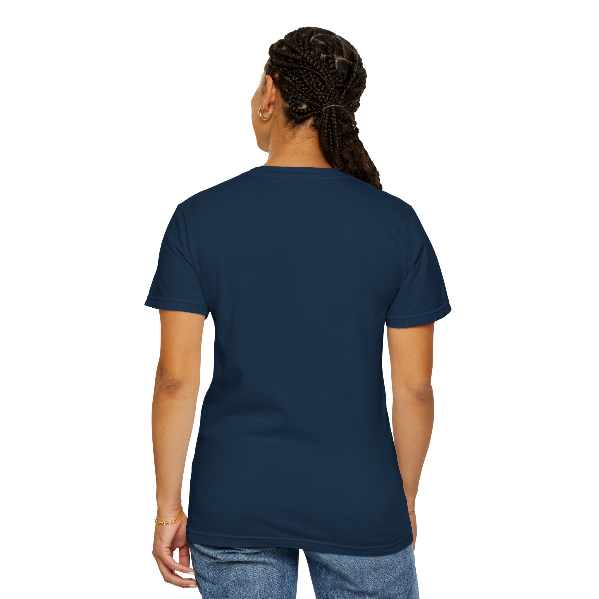 Cyber Gamer Character T-Shirt | Neon Futuristic Illustration - Image 9