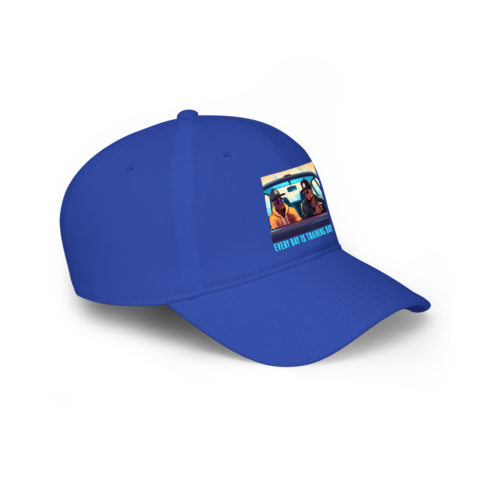 Every Day Is Training Day Baseball Cap | Retro Road Trip Car Design - Image 3